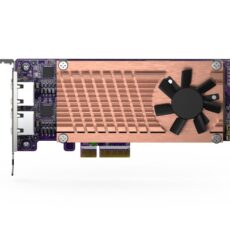 Qnap QM2-2P2G2T, 2 x PCIe 2280 M.2 SSD, PCIe Gen3 x4, 2x  Intel I225LM 2.5GbE RJ45