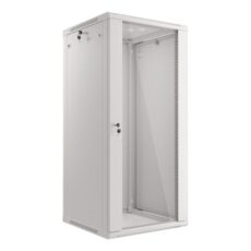 Szafa Rack Lanberg  WF01-6627-10S (27U; 1300mm / 600mm / 600 mm; wisząca; Szklane; 19''; szary)