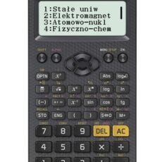 CASIO KALKULATOR NAUKOWY FX 82CEX CZARNY, 12 CYFROWY WYŚWIETLACZ