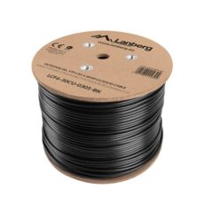 Kabel F/UTP Lanberg LCF6-30CU-0305-BK (F/UTP, RJ45 - F/UTP, RJ45 ; FTP; 305m; kat. 6; kolor czarny)