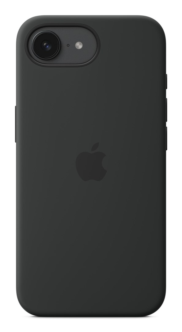 Silikonowe etui Apple iPhone 16e – czarne | Jabłko - obrazek 2