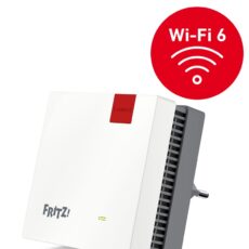 FRITZ!Repeater 1200 AX 3000 Mbit/s Przewodowa sieć LAN Wi-Fi Biały 1 szt.