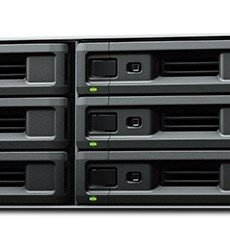 NAS Synology RS3621xs+; 2U RACK; 12x (3.5" SATA HDD/2.5" SATA SSD); Intel Xeon D-1541; 8 GB DDR4 ECC UDIMM (max. 64GB), 4x 1GbE RJ-45,  2x 10GbE RJ-45