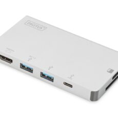 Digitus Wieloportowa podróżna stacja dokująca USB Type-C™, 6 portów