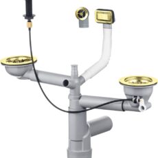 Syfon do zlewozmywaka granitowego 1.5- i 2-komorowego - Space-Saver ZXY Z912 5907650812890