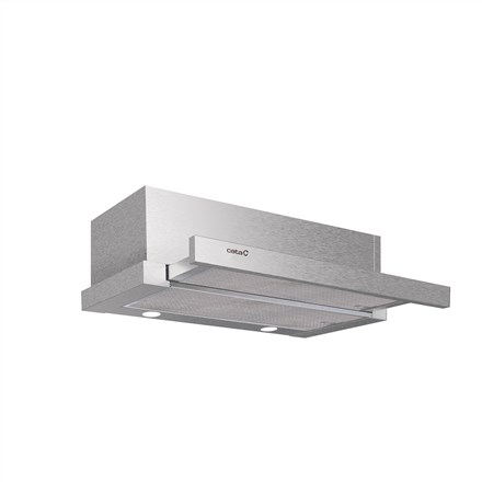 Kaptur CATA | PRZEDŁUŻACZ 600 | Teleskopowy | Klasa efektywności energetycznej C | Szerokość 60 cm | 390 m3/h | Mechaniczny | WYŚWIETLACZ EKOLOGICZNY | Stal nierdzewna