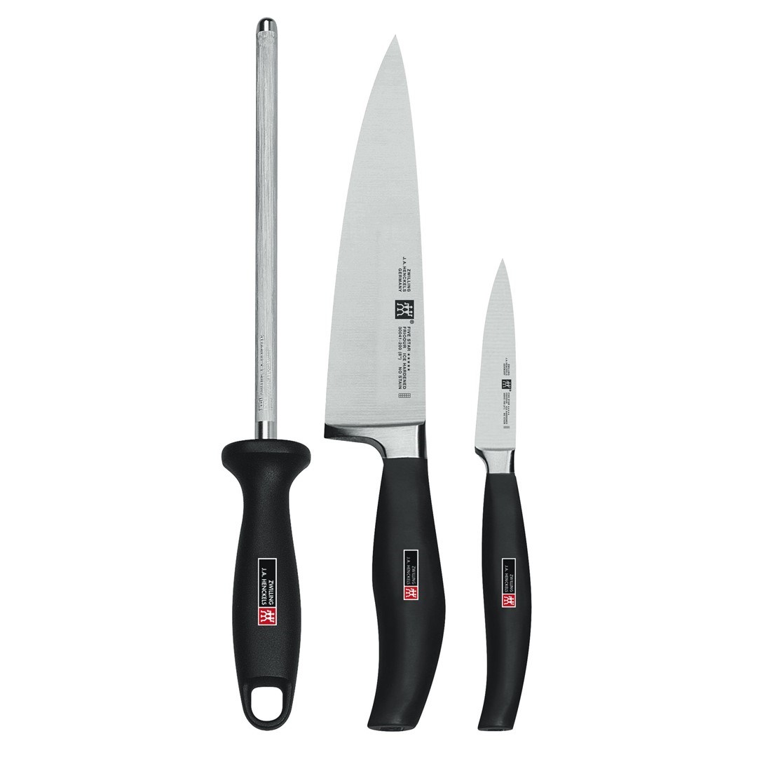 zestaw 2 noży + ostrzałka Zwilling Five Star