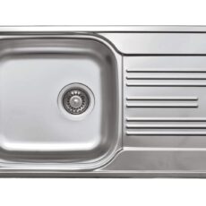 Zlewozmywak stalowy 1-komorowy z ociekaczem ZEX 3113 5907650842415