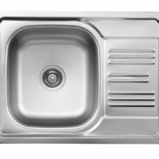 Zlewozmywak stalowy 1-komorowy z ociekaczem ZEX 011A 5908212007365