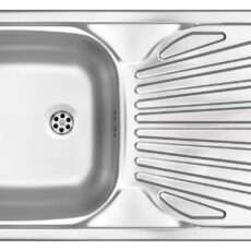 Zlewozmywak stalowy 1-komorowy z ociekaczem ZMU 011B 5907650873976