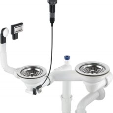 Syfon do zlewozmywaka granitowego 1.5- i 2-komorowego - Space-Saver ZXY_9983 5907650821113