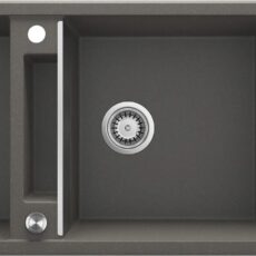Zlewozmywak granitowy magnetyczny 2-komorowy z ociekaczem ZRM_T213 5907650817222