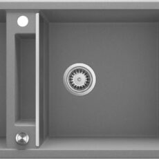 Zlewozmywak granitowy magnetyczny 2-komorowy z ociekaczem ZRM_S213 5907650817215