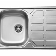 Zlewozmywak stalowy 1-komorowy z ociekaczem ZEO 3113 5908212007396