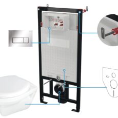 Zestaw WC podtynkowy 6 w 1