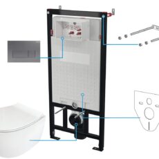 Zestaw WC podtynkowy 6 w 1