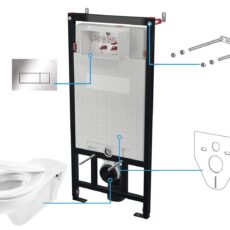 Zestaw WC podtynkowy 6 w 1