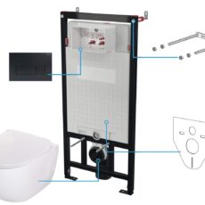 Zestaw WC podtynkowy 6 w 1