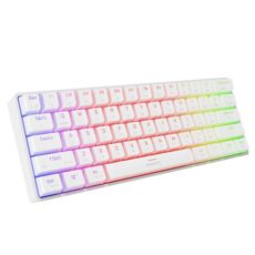 KLAWIATURA DLA GRACZY GENESIS THOR 660 G2 US WHITE BEZPRZEWODOWA RGB MECHANICZNA GATERON BROWN
