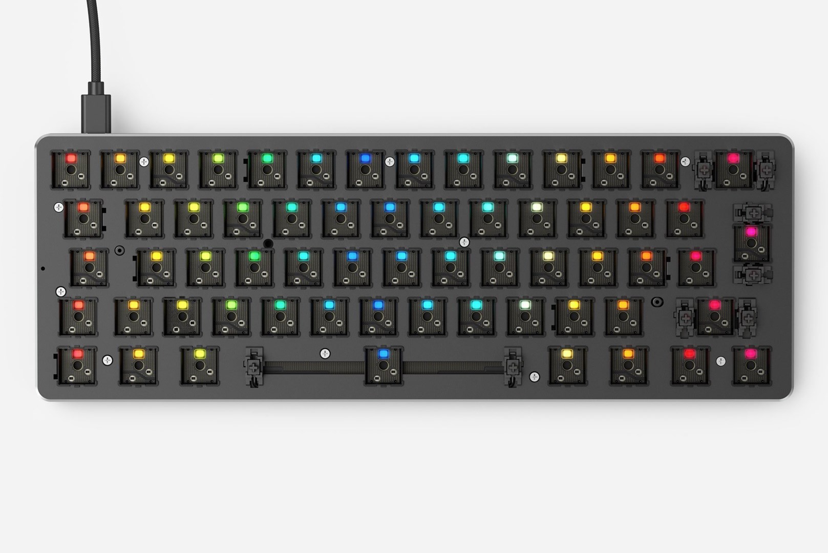 Glorious PC Gaming Race GMMK - ISO Compact klawiatura Czarny - obrazek 2