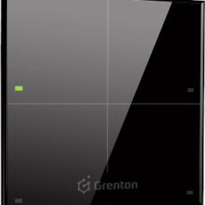 Panel dotykowy Grenton / 4 pola dotykowe / TF-Bus / czarny szklany front