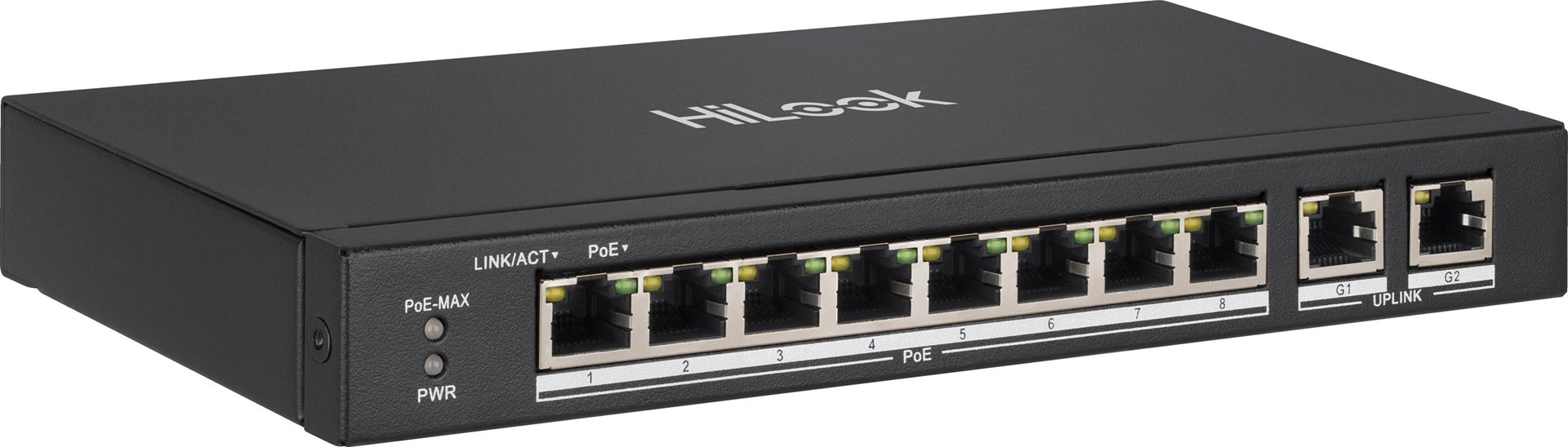 Switch PoE Hilook by Hikvision SW-10-POE 10-portowy - obrazek 2