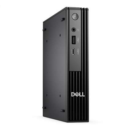 Profesjonaliści Dell QCM1255 Komputer stacjonarny Mikro AMD Ryzen 7 PRO 8700GE Pamięć wewnętrzna: 16 GB 512 GB Język klawiatury Brak klawiatury Okna 11 Pro Gwarancja 36 miesiące