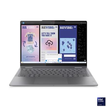 Laptop Lenovo Yoga 7 2-in-1 14ILL10 Luna Grey 14" OLED ekran dotykowy WUXGA 1920x1200 Intel Core Ultra 5 16GB LPDDR5x SSD 512GB Intel Arc Graphics Windows 11 Home
