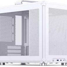 Obudowa PC Jonsbo C6 MAX, Mini Obudowa, Micro-ATX, Szkło Hartowane - Białe