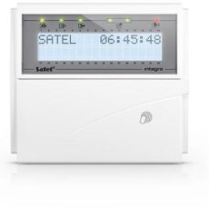 SATEL Manipulator LCD (białe podświetlenie, czytnik kart zbliżeniowych 125 kHz) INT-KLCDR-W