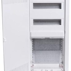 Podtynkowa plastikowa obudowa instalacyjno-multimedialna 2 rzędy, 24 moduły + 3-rzędowa płyta montażowa Noark PMF-C 60-2