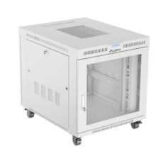 SZAFA INSTALACYJNA RACK STOJĄCA 19" 15U 800X1000 SZARA DRZWI PERFOROWANE LCD LANBERG (FLAT PACK)