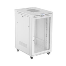 SZAFA INSTALACYJNA RACK STOJĄCA 19" 27U 800X1000 SZARA DRZWI PERFOROWANE LCD LANBERG (FLAT PACK)