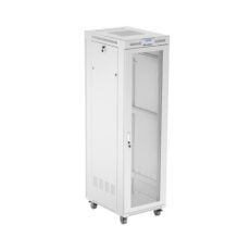 SZAFA INSTALACYJNA RACK STOJĄCA 19" 42U 600X800 SZARA DRZWI PERFOROWANE LCD LANBERG (FLAT PACK)
