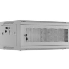 SZAFA INSTALACYJNA RACK WISZĄCA 19" 4U 600X450 SZARA DRZWI PERFOROWANE LANBERG (FLAT PACK)