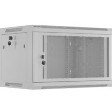 SZAFA INSTALACYJNA RACK WISZĄCA 19" 6U 600X450 SZARA DRZWI PERFOROWANE LANBERG (FLAT PACK)