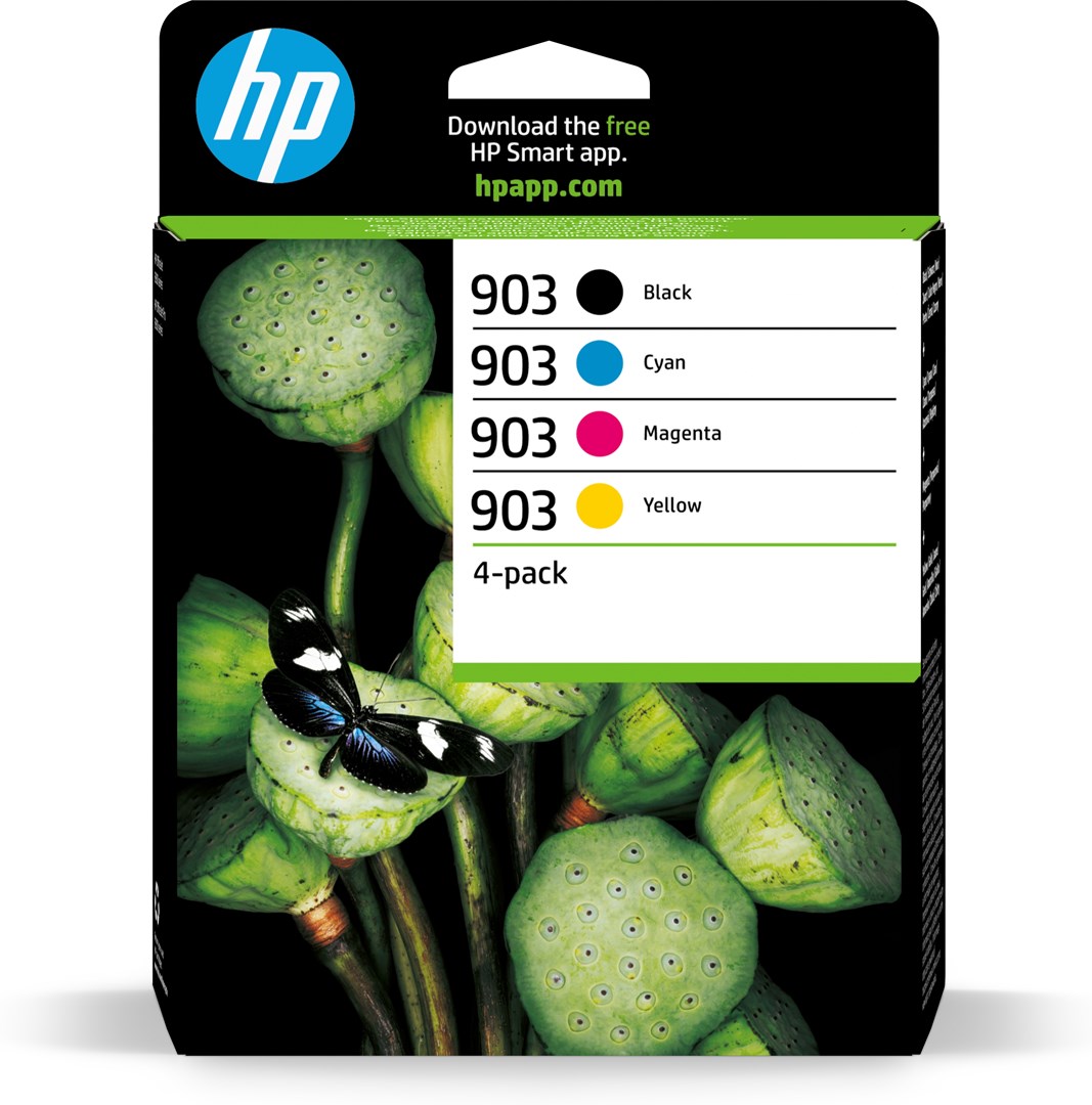 HP 903 CMYK ORIGINAL INK/CARTRIDGE 4-PACK - obrazek 2