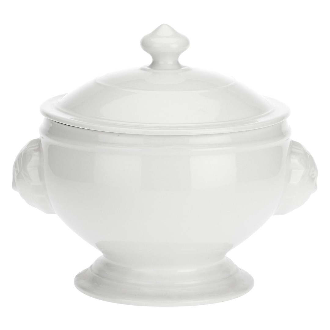 Waza do zupy z pokrywką Chimera lew - Biały, 3 ltr