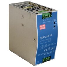 ZASILACZ IMPULSOWY NA SZYNĘ DIN MEAN WELL NDR-240-48 48V/240W/5A