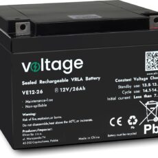 Akumulator AGM Voltage 12V 26Ah VE12-26 (Żywotność 6-9 lat)