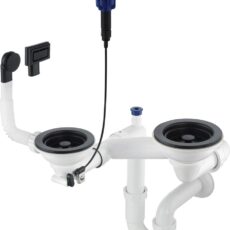 Syfon do zlewozmywaka granitowego 1.5- i 2-komorowego - Space-Saver ZXY N973 5907650876076