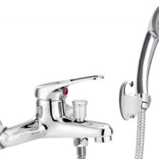 Bateria wannowa ścienna z zestawem prysznicowym BYU_011M 5907650801054