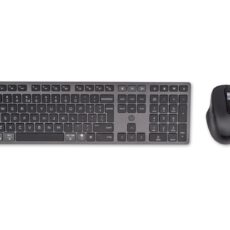 Zestaw klawiatura + mysz HP 720 Multi-Device Rechargeable Wireless Keyboard and Mouse Combo bezprzewodowe z akumulatorem czarne 9T5A9AA