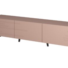 Szafka RTV NOVA 186x40x48 róż mat