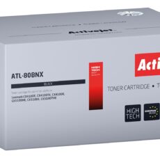 Activejet ATL-80BNX Toner (zamiennik do Lexmark 80C2HKE, Supreme; 4000 stron; czarny)