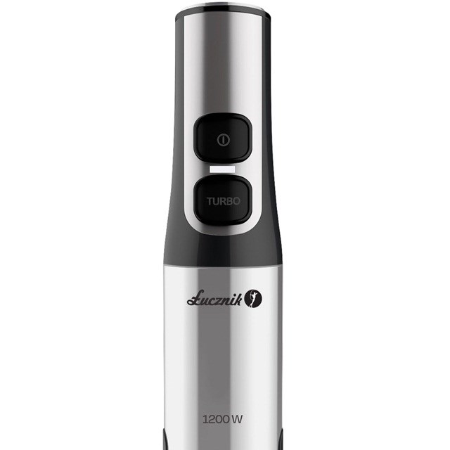 Blender ręczny mikser rozdrabniacz ŁUCZNIK JK-1200 (1200W) Srebrny - obrazek 2