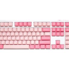 Ducky One 3 Gossamer Pink klawiatura Gaming USB US English Różowy, Biały