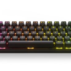 Klawiatura gamingowa SteelSeries Apex Pro Mini klawiatura do gier Światło LED RGB US Wireless OmniPoint Regulowany przełącznik mechaniczny Bluetooth Połączenie bezprzewodowe