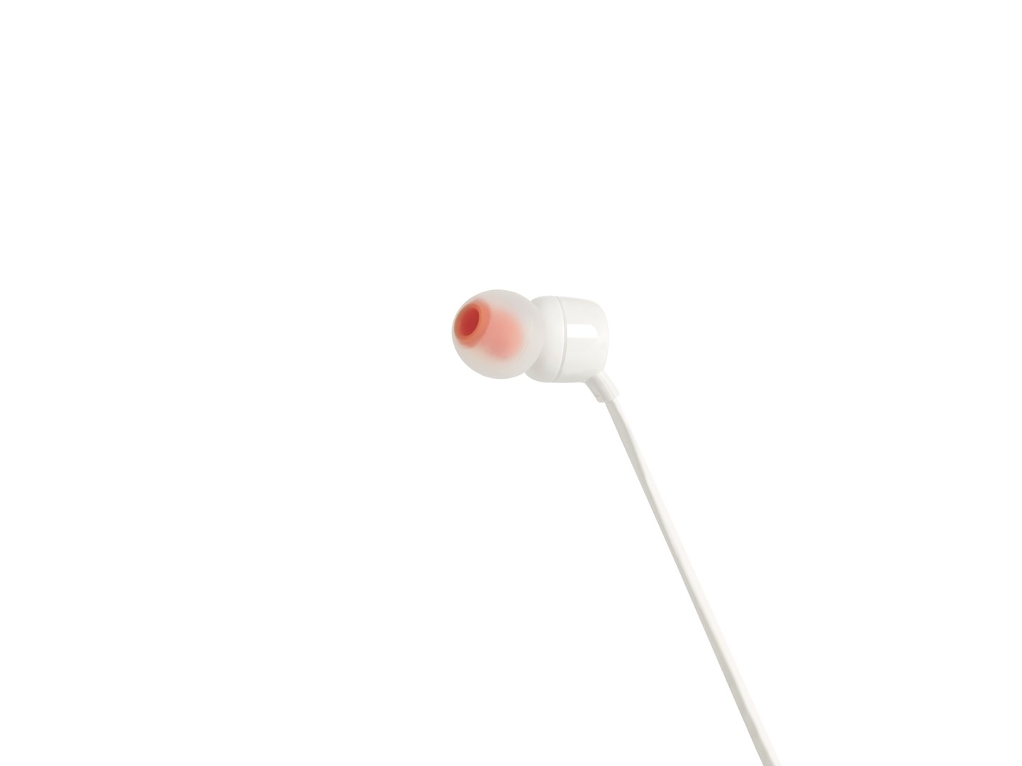 Słuchawki JBL T110 (biały, z mikrofonem) - obrazek 2