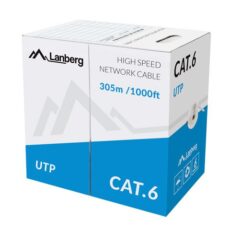 Lanberg LCU6-11CU-0305-S kabel sieciowy Szary 305 m Cat6 U/UTP (UTP)